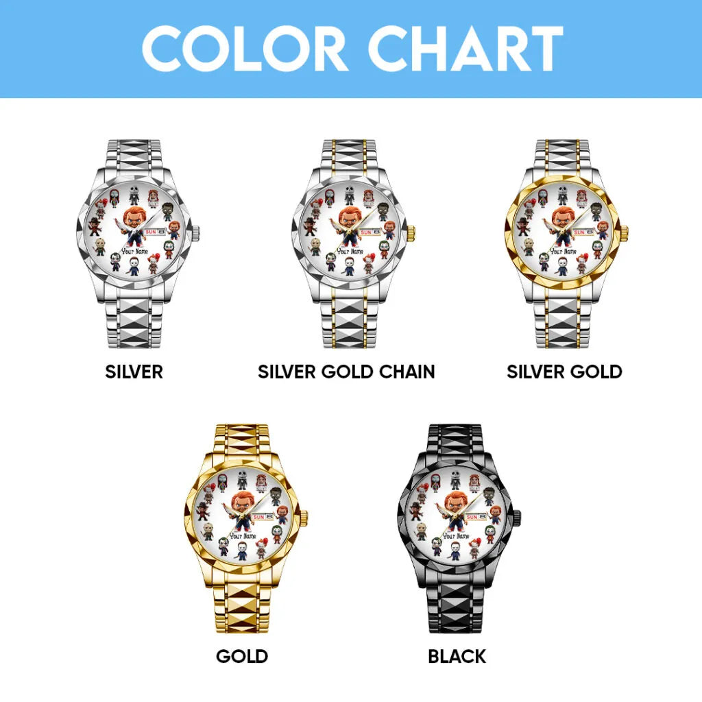 Personalized Halloween Alloy Luxury Quartz Watch – TANTN15211