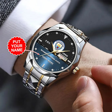 Personalized Manchester City Alloy Luxury Quartz Watch – TANTN15464