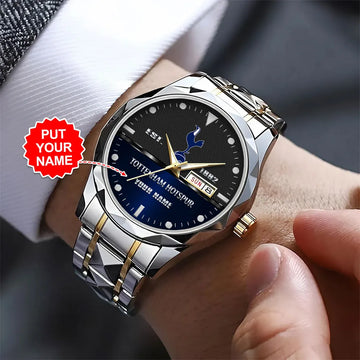 Personalized Tottenham Hotspur FC Alloy Luxury Quartz Watch – TANTN15466