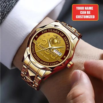 Personalized US Marine Corps Alloy Luxury Quartz Watch – TANTN 15104