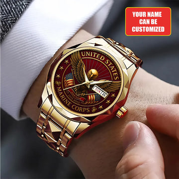Personalized US Marine Corps Alloy Luxury Quartz Watch – TANTN 15107