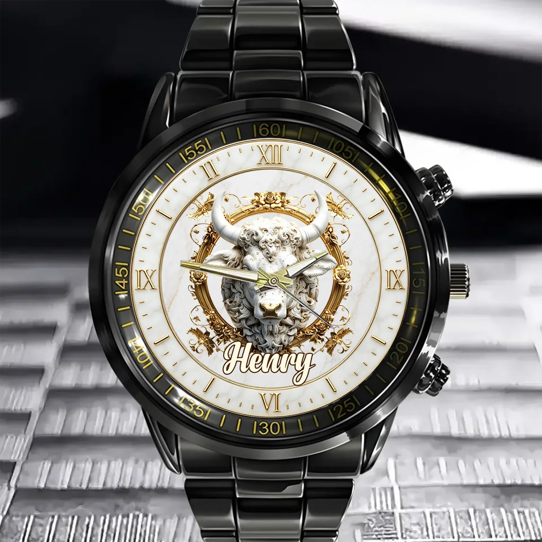 Personalized Zodiac Sign Watch Custom Name Astrology Watch Gift For Astrology Lovers
