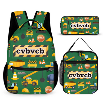 Personalized Backpack Gift for Boys, Custom Truck Name Backpack