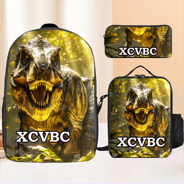 Personalized Dinosaur Children's Backpack — Personalized Name School Bag — Back-to-School Gift