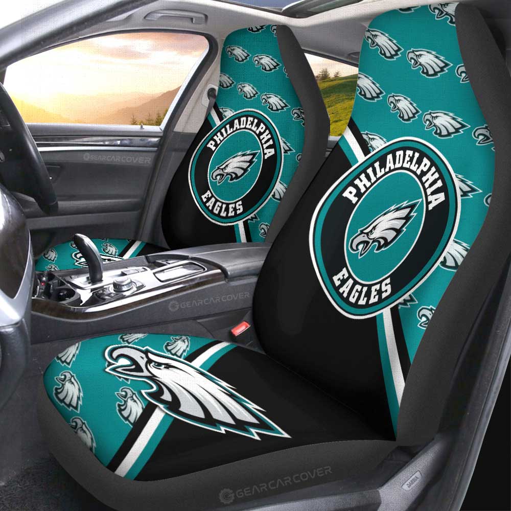 Philadelphia Eagles Car Seat Covers Custom Car Accessories For Fans
