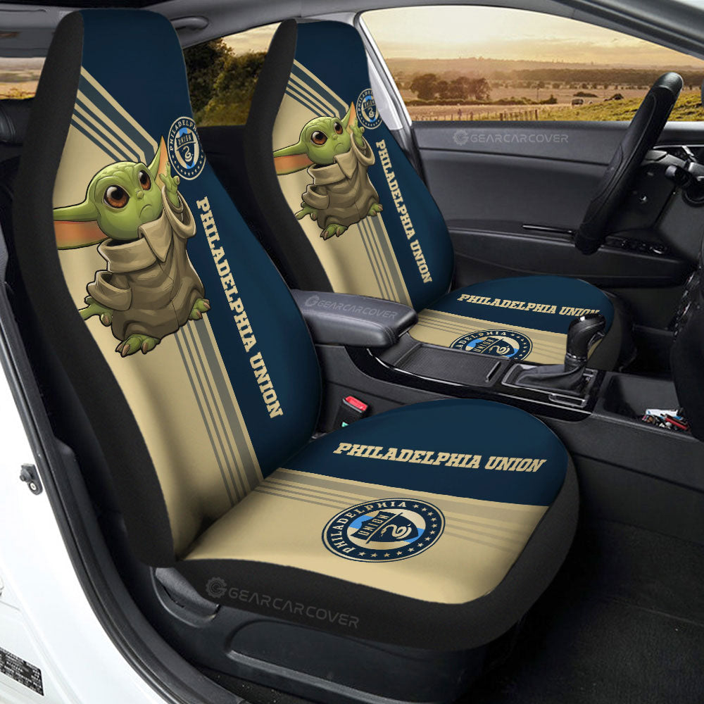 Philadelphia Union Car Seat Covers Baby Yoda Car Accessories