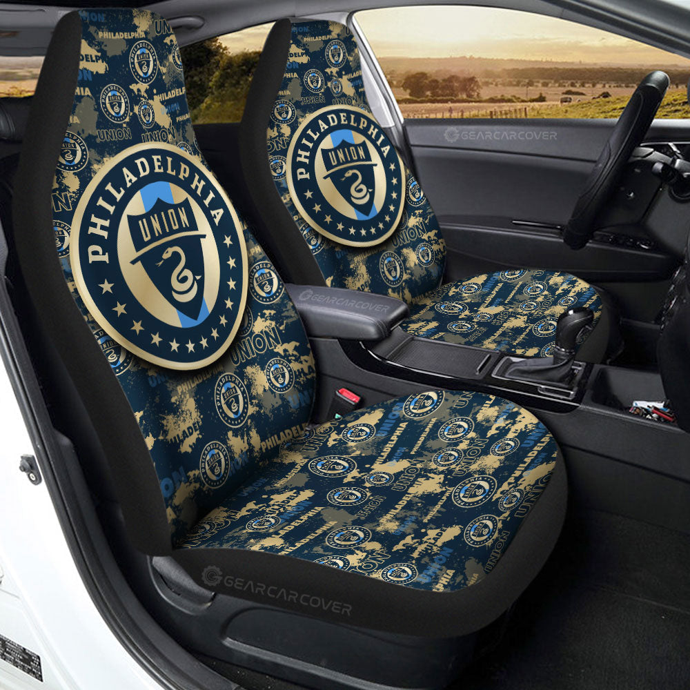 Philadelphia Union Car Seat Covers Custom Car Accessories