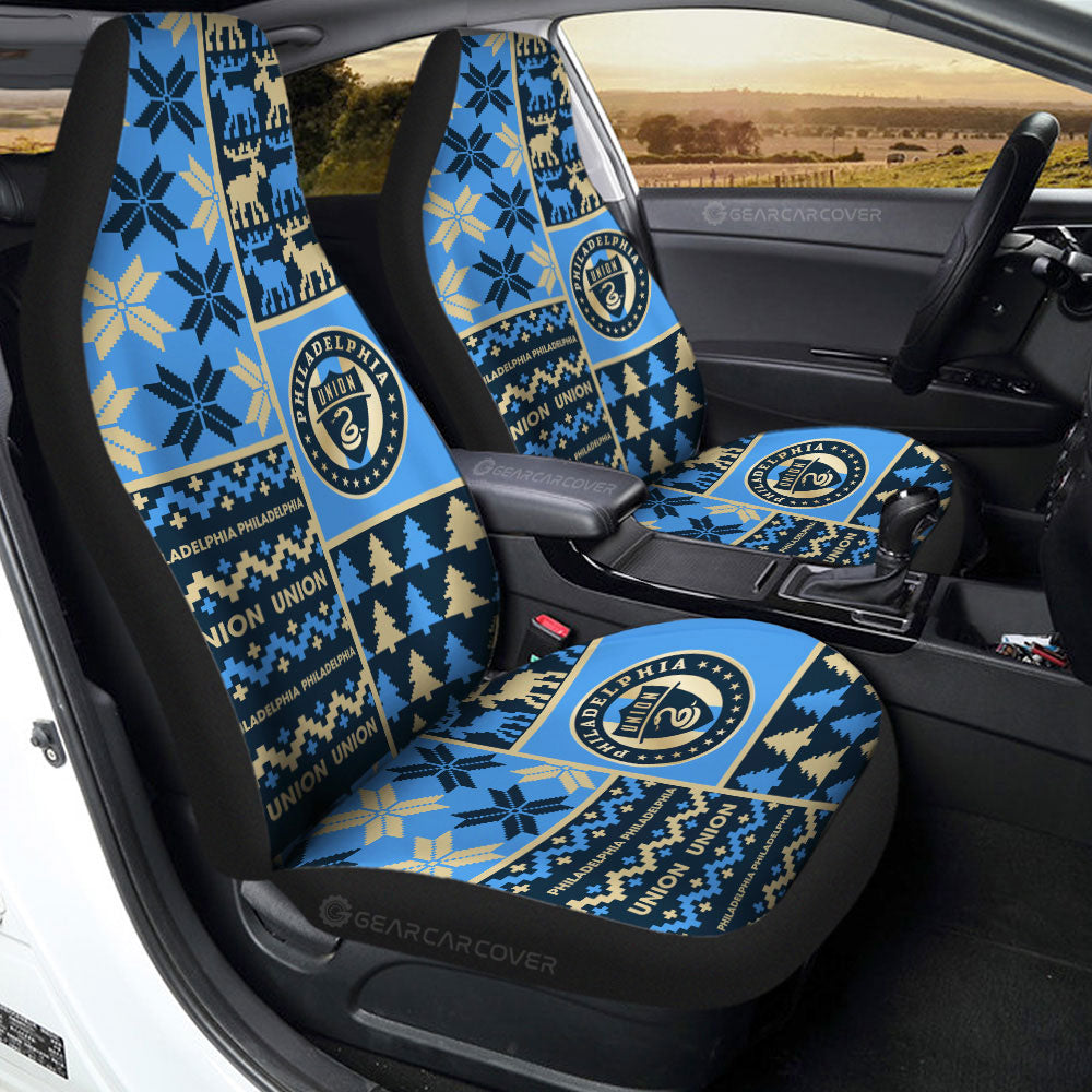 Philadelphia Union Car Seat Covers Custom Ugly Style Car Accessories