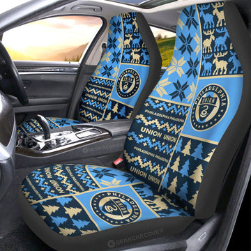 Philadelphia Union Car Seat Covers Custom Ugly Style Car Accessories