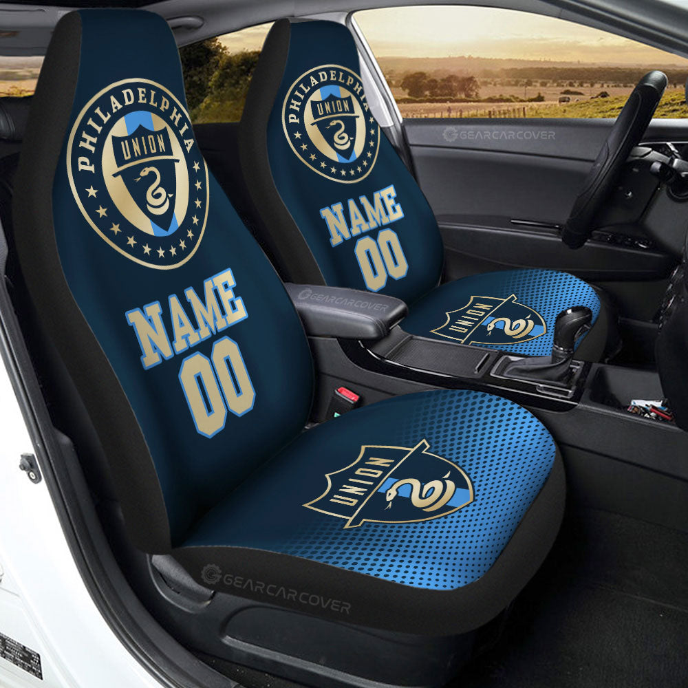 Philadelphia Union Car Seat Covers Sporty Team Collection