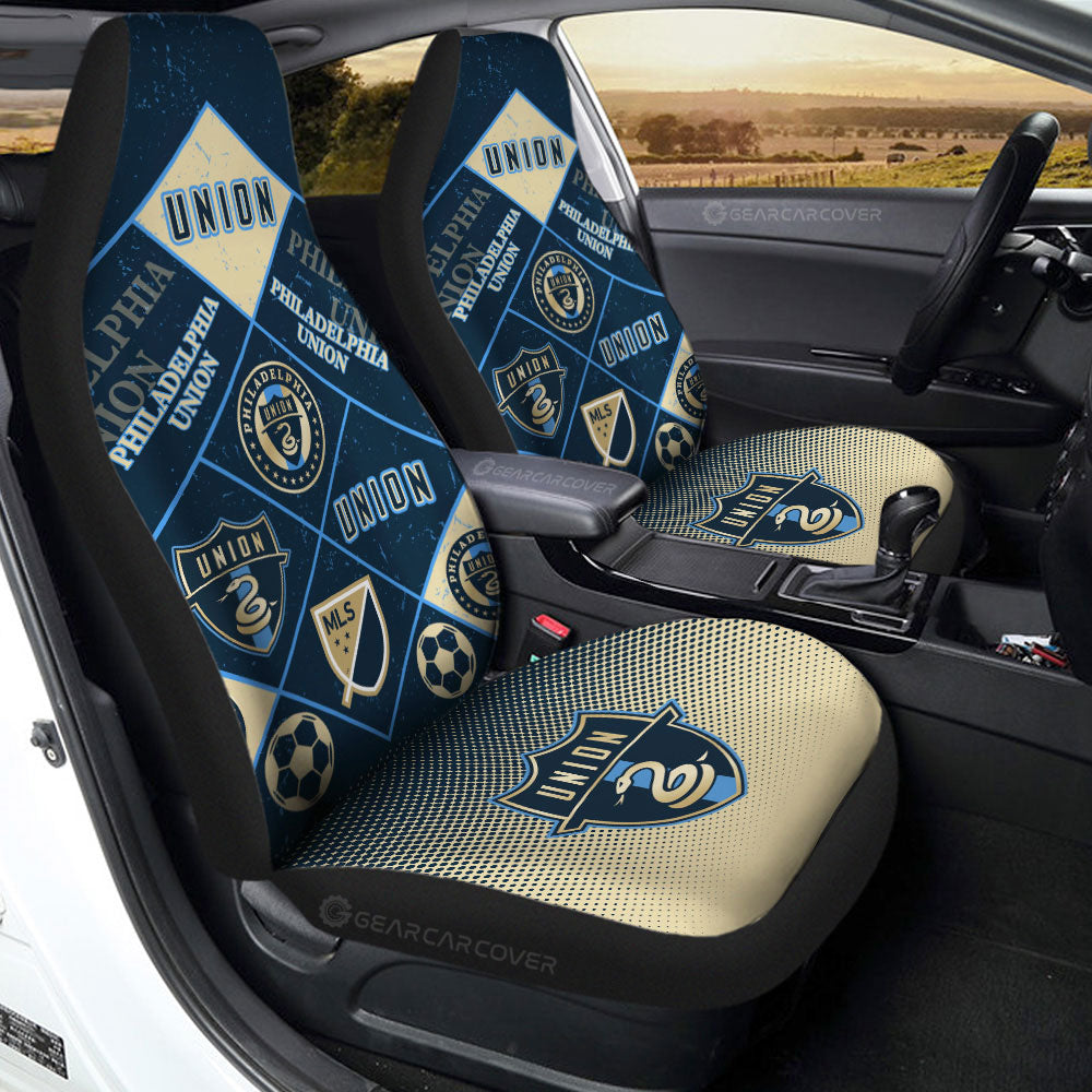 Philadelphia Union Car Seat Covers Sporty Team Collection