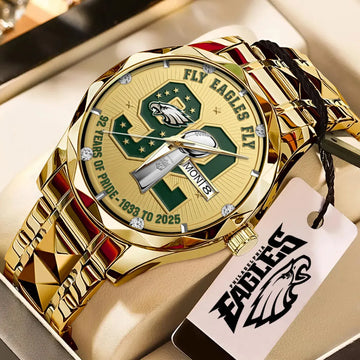 Philadelphia Eagles 92 Years Anniversary 2025 Alloy Luxury Quartz Watch – TMTHU698