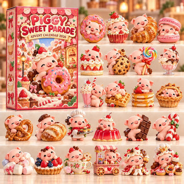 Piggy Sweet Parade Advent Calendar 2026 - 24-Day Countdown, Acrylic Charms