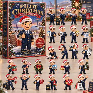 Pilot Christmas Advent Calendar 2026 - 24-Day Countdown, Acrylic Charms