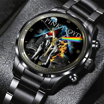 Pink Floyd Black Stainless Steel Watch
