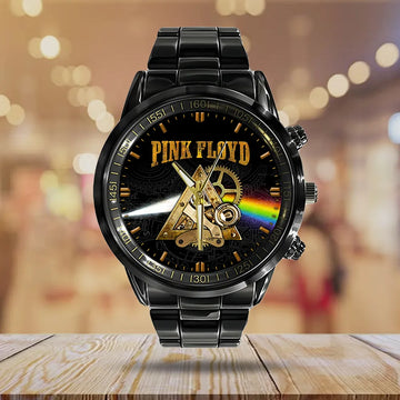 Pink Floyd Black Stainless Steel Watch – GNE 10421