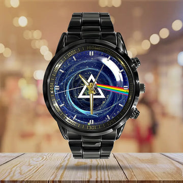 Pink Floyd Black Stainless Steel Watch – GNE 10441