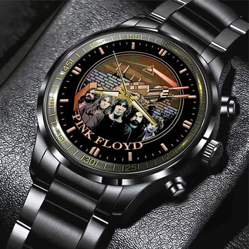 Pink Floyd Black Stainless Steel Watch – GNE 1210