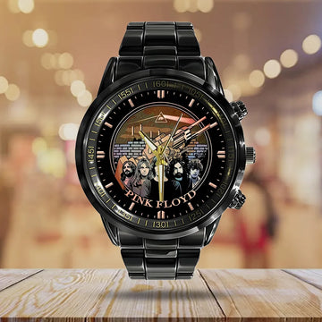 Pink Floyd Black Stainless Steel Watch – GNE 12101