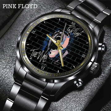 Pink Floyd Black Stainless Steel Watch – GNE 365