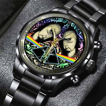 Pink Floyd Black Stainless Steel Watch – GNE 478