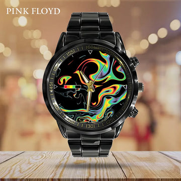 Pink Floyd Black Stainless Steel Watch – GNE 5831