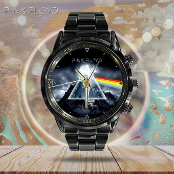 Pink Floyd Black Stainless Steel Watch – GNE 586