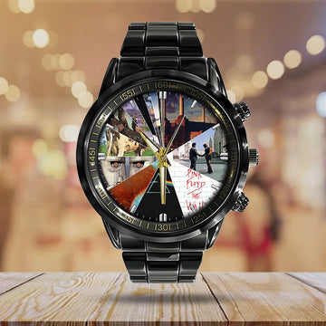 Pink Floyd Black Stainless Steel Watch – GNE 9171