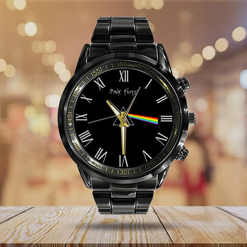 Pink Floyd Black Stainless Steel Watch – GNE 9191