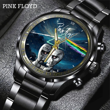 Pink Floyd Black Stainless Steel Watch – TANTN 6075
