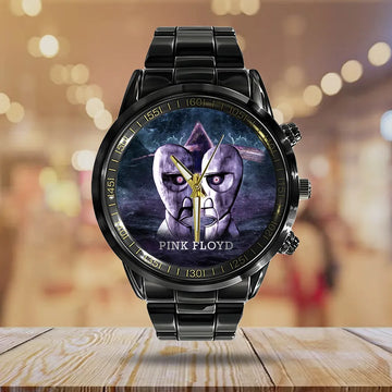 Pink Floyd Black Stainless Steel Watch – TANTN 6125