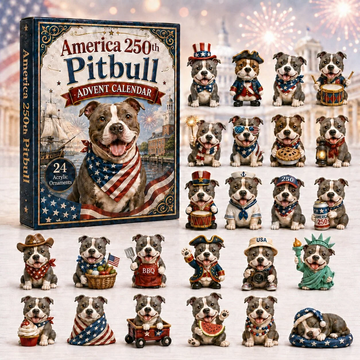 Pitbull Advent Calendar 2026 - 24-Day Countdown, Acrylic Charms Every Day Bring New Suprises
