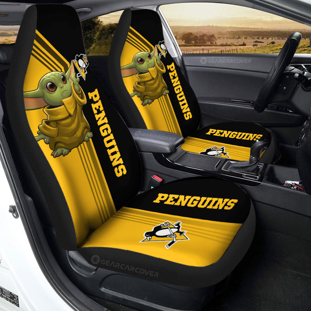 Pittsburgh Penguins Car Seat Covers Baby Yoda Car Accessories
