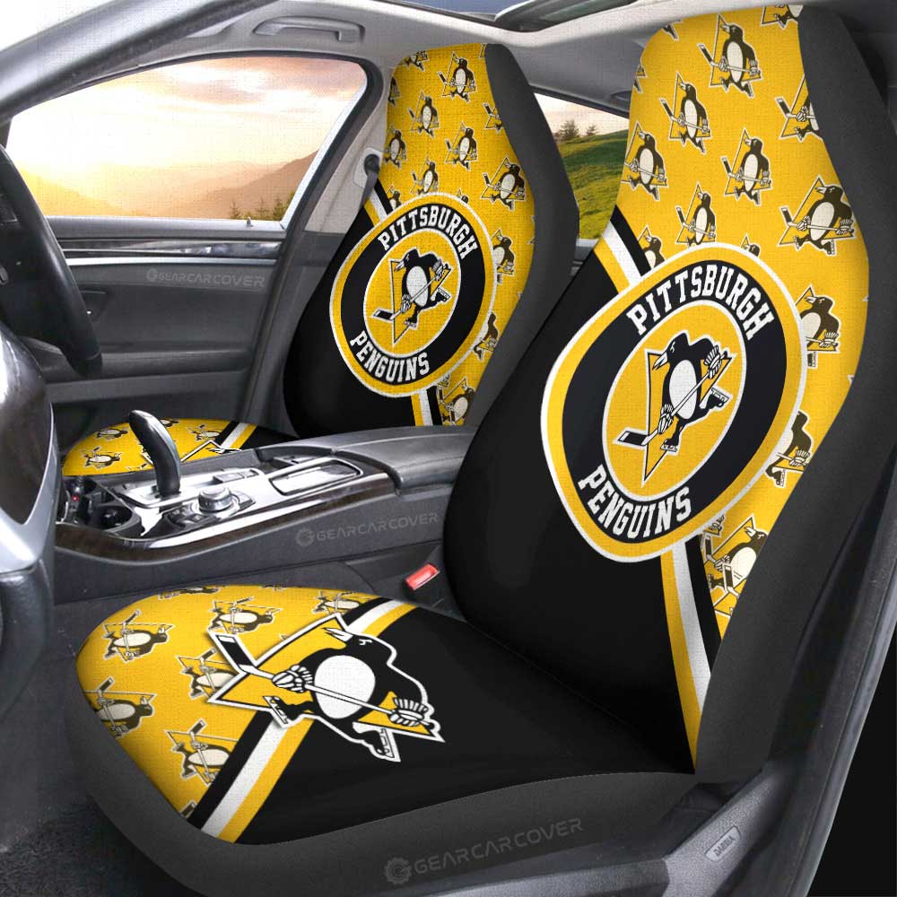 Pittsburgh Penguins Car Seat Covers Custom Car Accessories For Fans