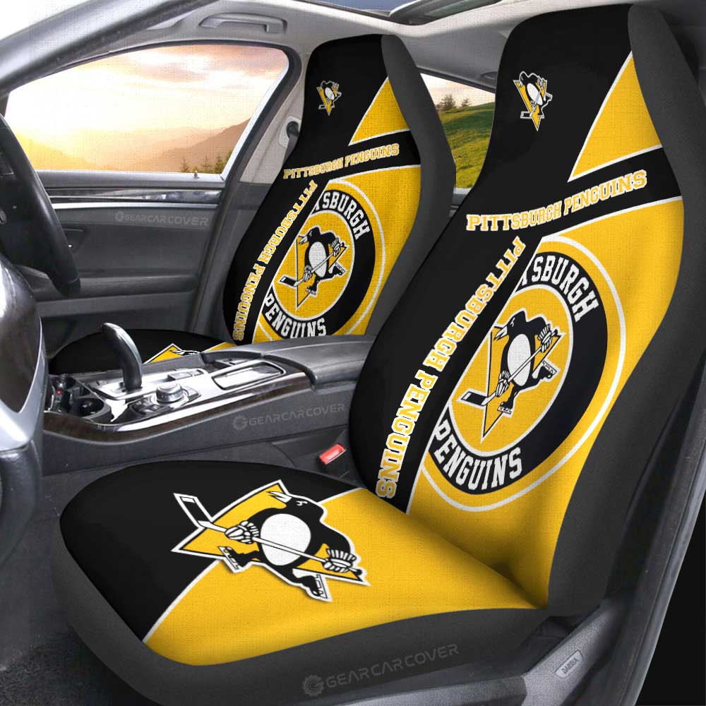 Pittsburgh Penguins Car Seat Covers Custom Car Accessories For Fans