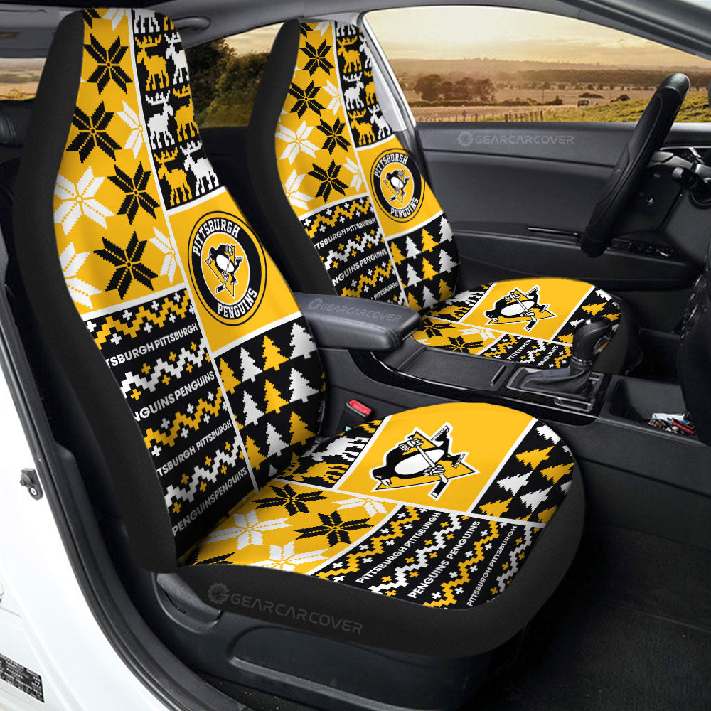 Pittsburgh Penguins Car Seat Covers Custom Ugly Style Car Accessories
