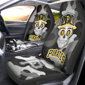 Pittsburgh Pirates Car Seat Covers Skull Theme Collection
