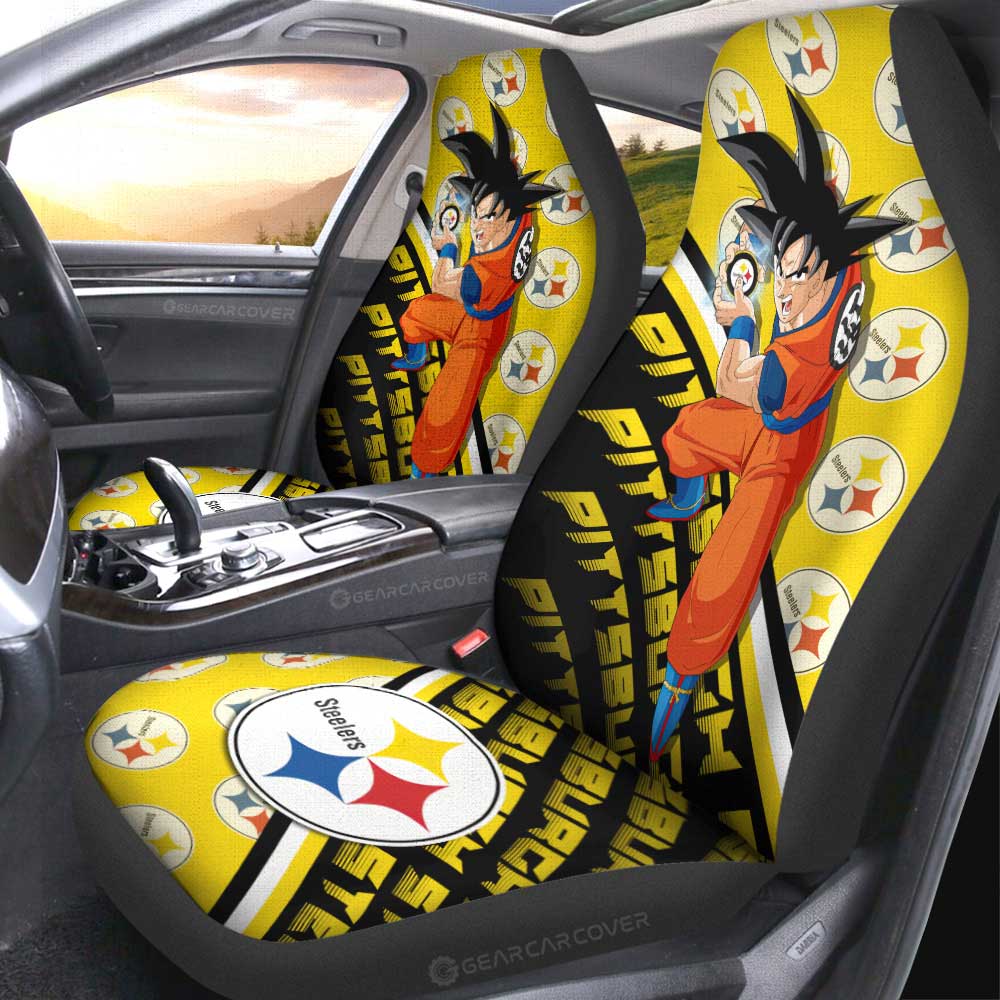 Pittsburgh Steelers Car Seat Covers Goku Car Accessories For Fans