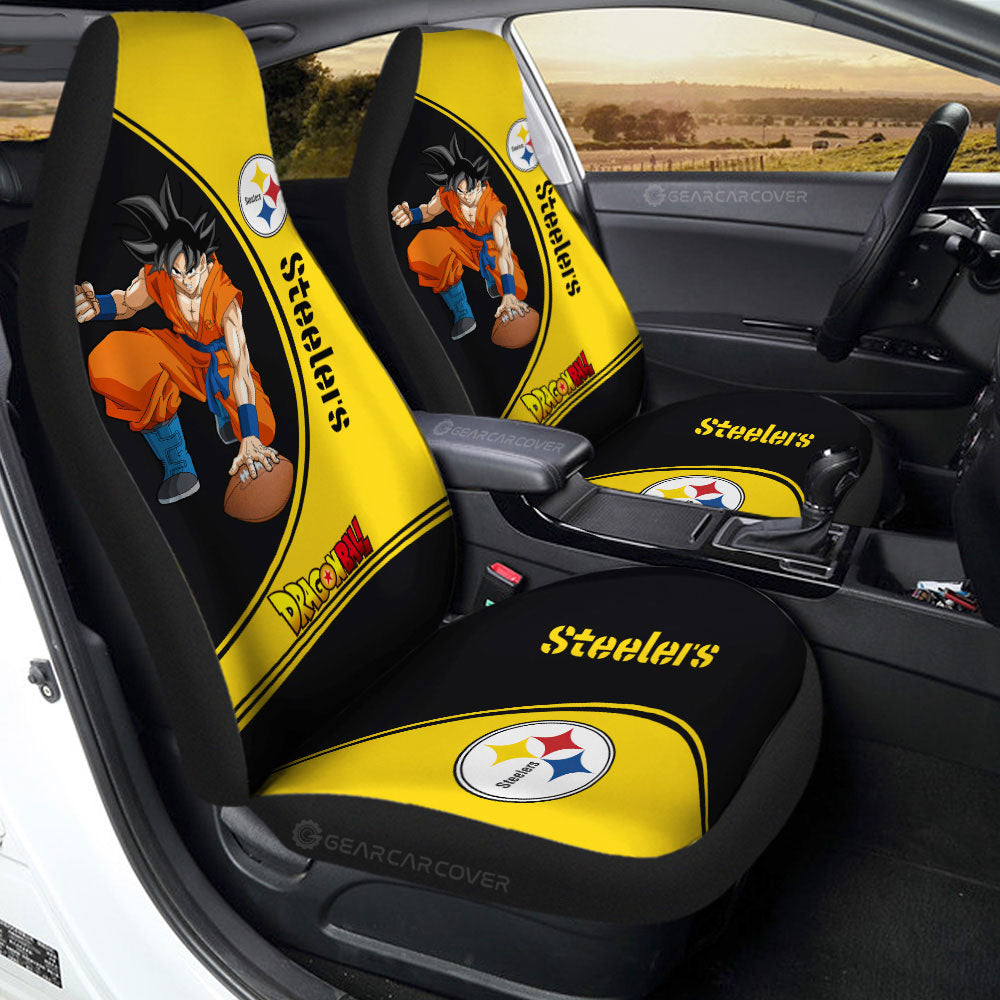 Pittsburgh Steelers Car Seat Covers Goku Car Accessories For Fans