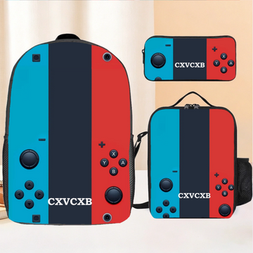 Press Start to Adventure - Personalized Game Console Button Pattern Backpack