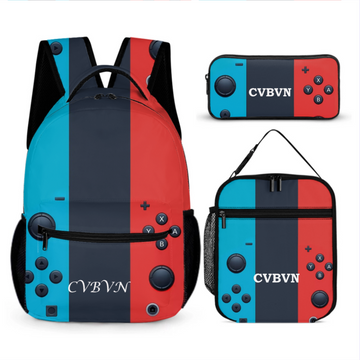 Press Start to Adventure - Personalized Game Console Button Pattern Backpack