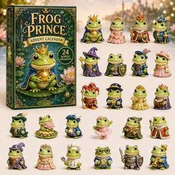 Prince Frog Advent Calendar 2026 - 24-Day Countdown, Acrylic Charms Every Day Bring New Suprises
