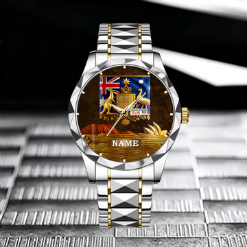 Proud Aussie Spirit Customized Watch - Personalized Name