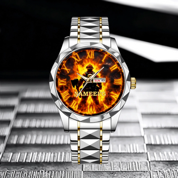Proud Firefighter - Personalized Name Watch - Special Gifts