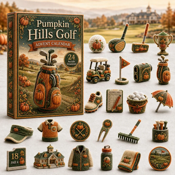 Pumpkin Hills Golf Advent Calendar 2026 - 24-Day Countdown, Acrylic Charms Every Day Bring New Suprises