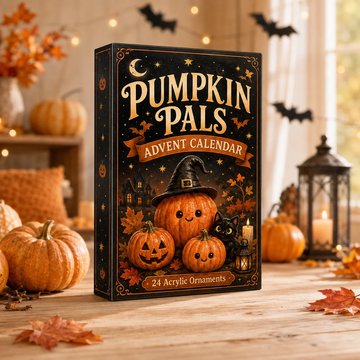Pumpkin Pals Advent Calendar 2026 - 24 Day Spirits Countdown, Acrylic Charms Blind Box - Gift For Pumpkin Lovers120