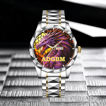 Purple Dragon - Personalized Name Watch