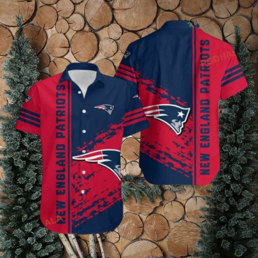 Quarter Style NFL Exclusive New England Patriots Hawaiian Shirt Design