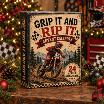 Race Pit Advent Calendar 2026 24 Day Festive Countdown Acrylic Charms Blind Box Gift For Motor Lovers
