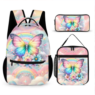 Rainbow Butterfly - Personalized Backpack｜Back-to-School Gift